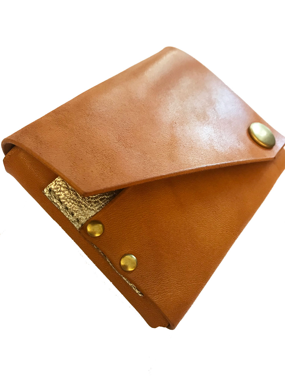 SHEEBA coin case / yellow brown TSUKISHIZUKU